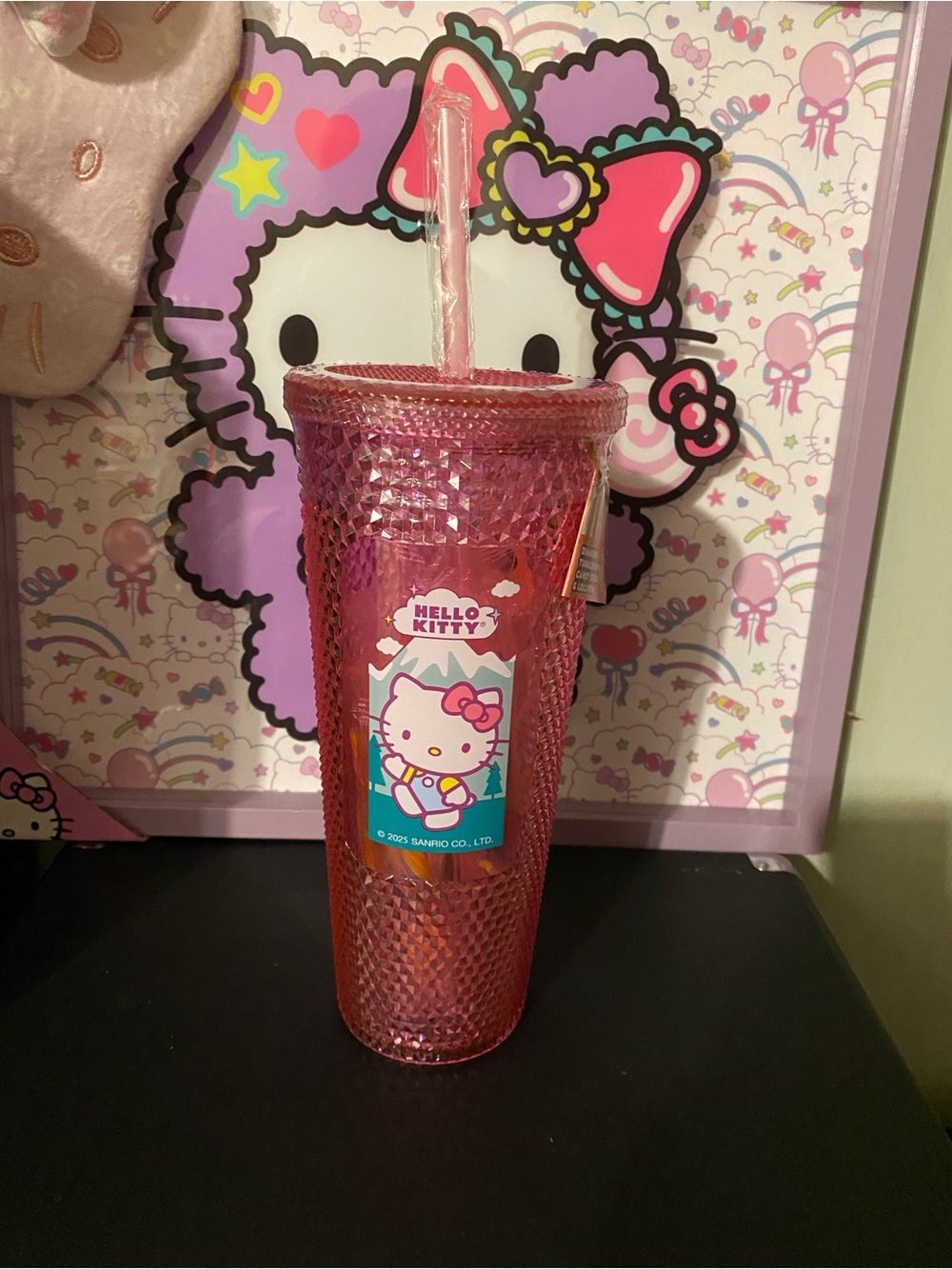 NWT Hello Kitty Diamond Pink Tumbler